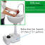 Happy Girl 510.5mm L x 335.3mm W White Plastic Oval Sink with Tap