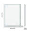 Miroir mural lumineux sans cadre Cevat-1865587671