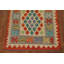 Tapis multicolore en laine réversible Kilim 3 x 4