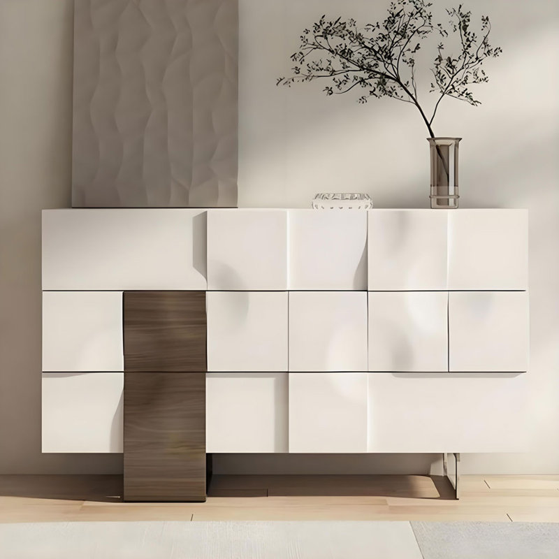 Buffet simple de style italien, H 35,43 po x l 55,12 po x P 15,75 po