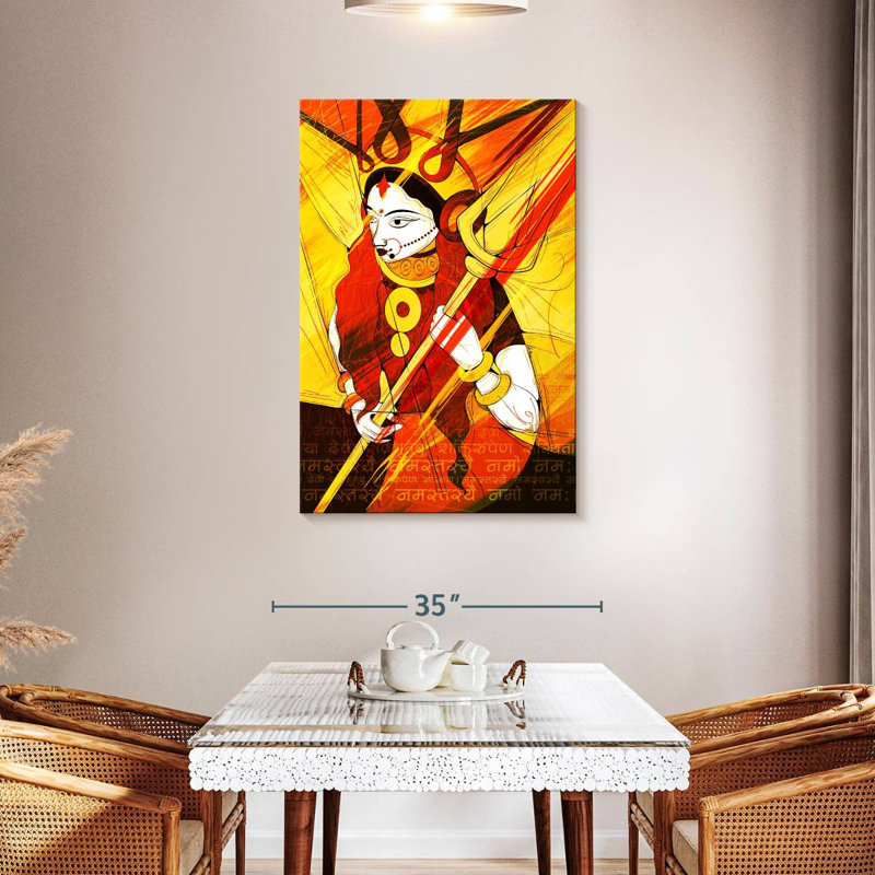 Adella Durga Abstract, 45" H x 30" W