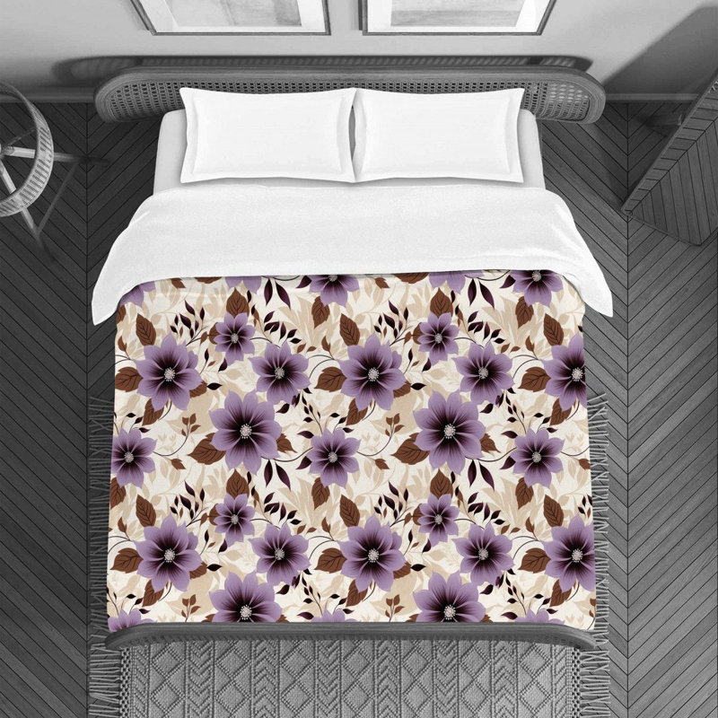 Floral Avikal Bedding, Twin Duvet Cover
