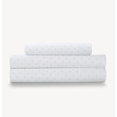 Microfiber Polka Dots Sheet Set