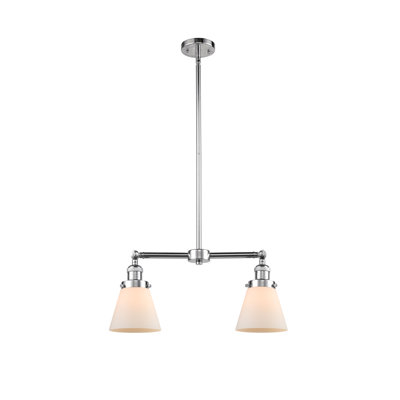 Luminaire suspendu linéaire à 2 lumières pour îlot de cuisine Stonec chiffre