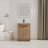 Alysen 24'' Single Bathroom Vanity with Ceramic Top-92612881