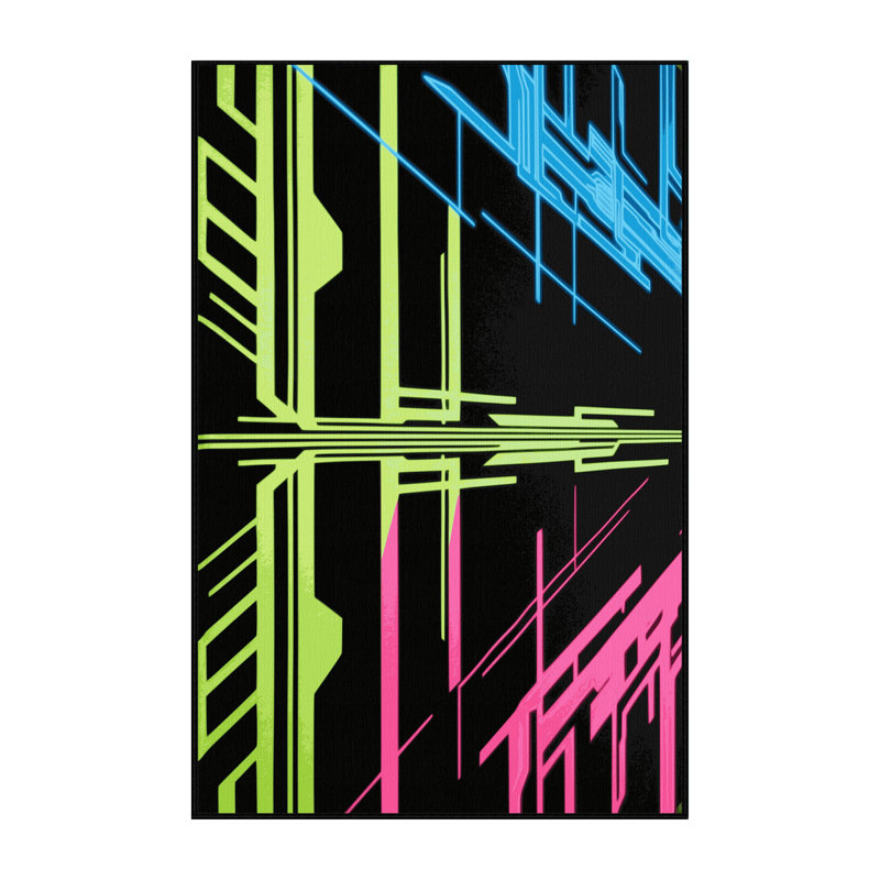 Matrix Glow Rug, Rectangle 2' x 3'