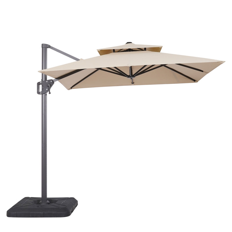 Base de parasol autoportante en plastique 37,5 po Sumin