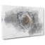 A Crisp White Rose - Wrapped Canvas-56639892
