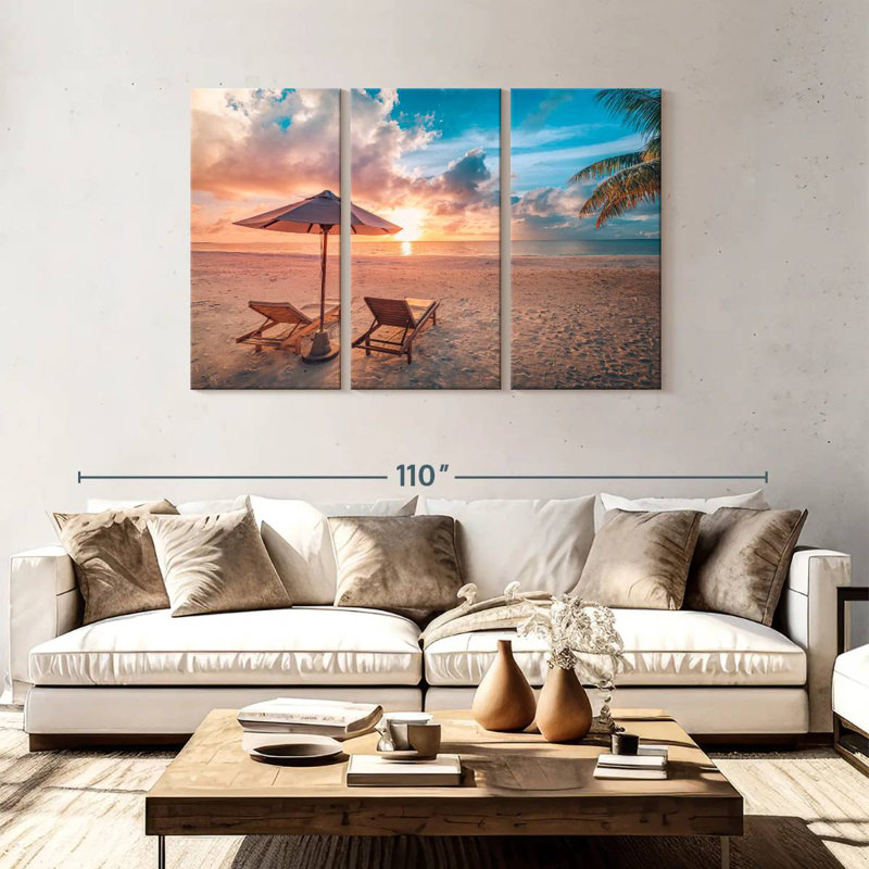 Gillard Beach Sunset Time, 48" H x 74" W