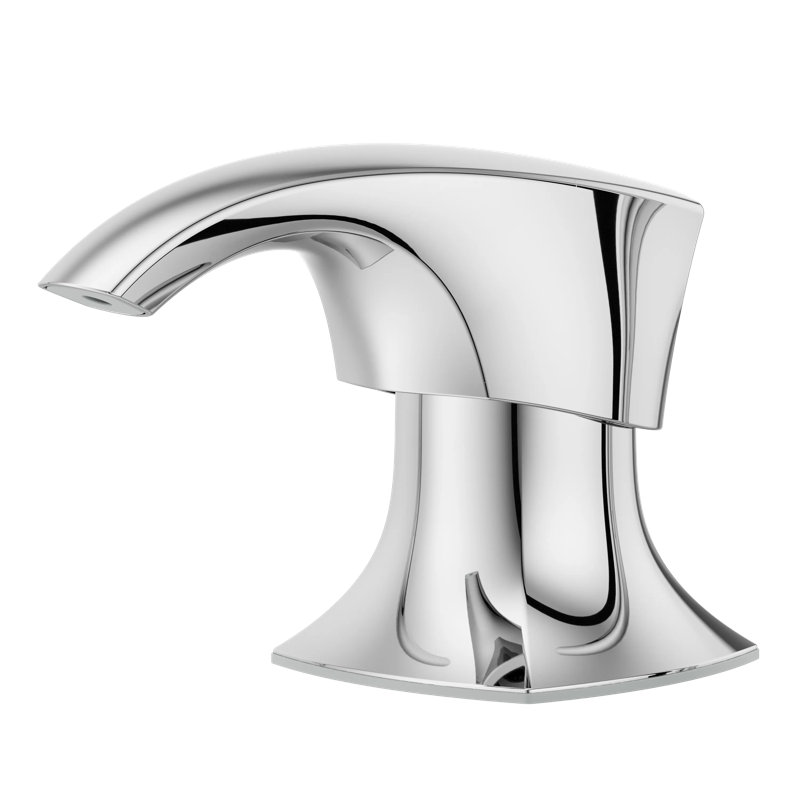 Solotilt Soap Pump in Polished Chrome, Brushed Gold