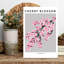 Cherry Blossom Branch 1 Piece Wrapped Canvas Wall Art-1596054486