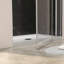 Porte de douche universelle à pivot pour salle de bain