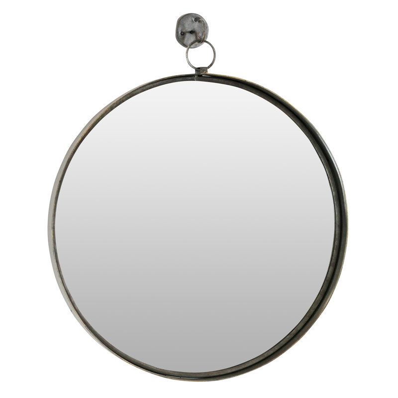 Miroir mural Bescott, Laiton antique foncé