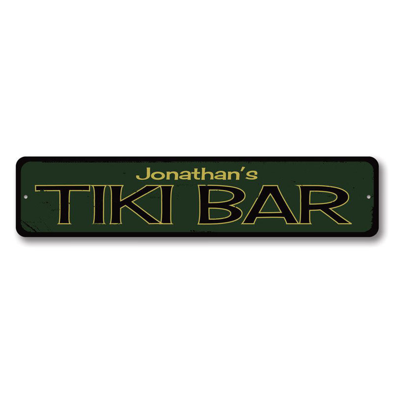 Plaque Tiki, H 4 po x l 18 po x P 0,04 po