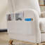 Chaise berçante avec pieds en bois massif, chaise berçante Modern-974484935