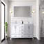 Meuble-lavabo double 72 po X P 22 po D, avec plateau en marbre de culture-2049841617