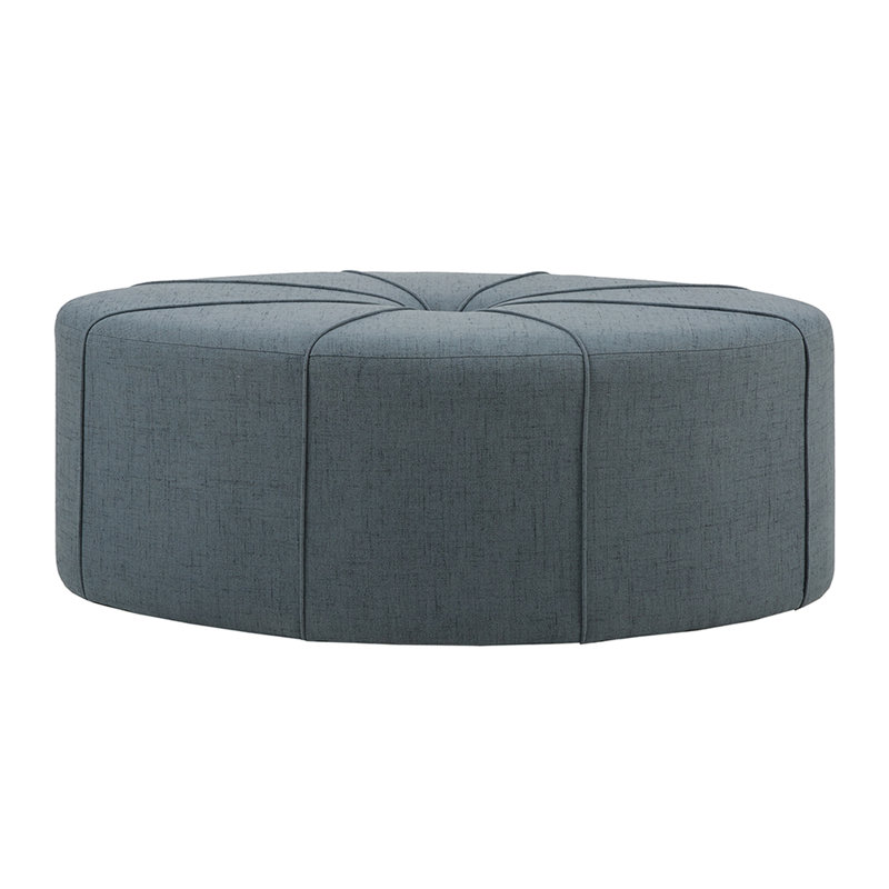 Tissu bleu salon 48 po: option tendance, fabrication moderne en bois massif, solide