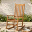 Chaise berçante d'extérieur en bois massif Bello-2001262297