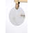 Cambell 22 inch Alabaster Wall Sconce in Satin Gold-999863139