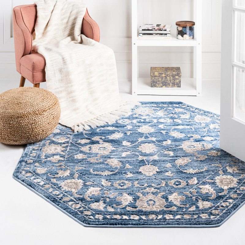 Myatt Oriental Indoor Rug, Octagon 5'3" x 5'3"