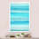 Colorfields dans des tons de turquoise et de bleu - Art mural moderne et contemporain sur toile