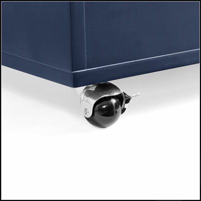 Table de bout roulante à hauteur ajustable laquée ultrabrillante avec station de charge, roues universelles et tiroirs de rangement pour le salon et la chambre à coucher