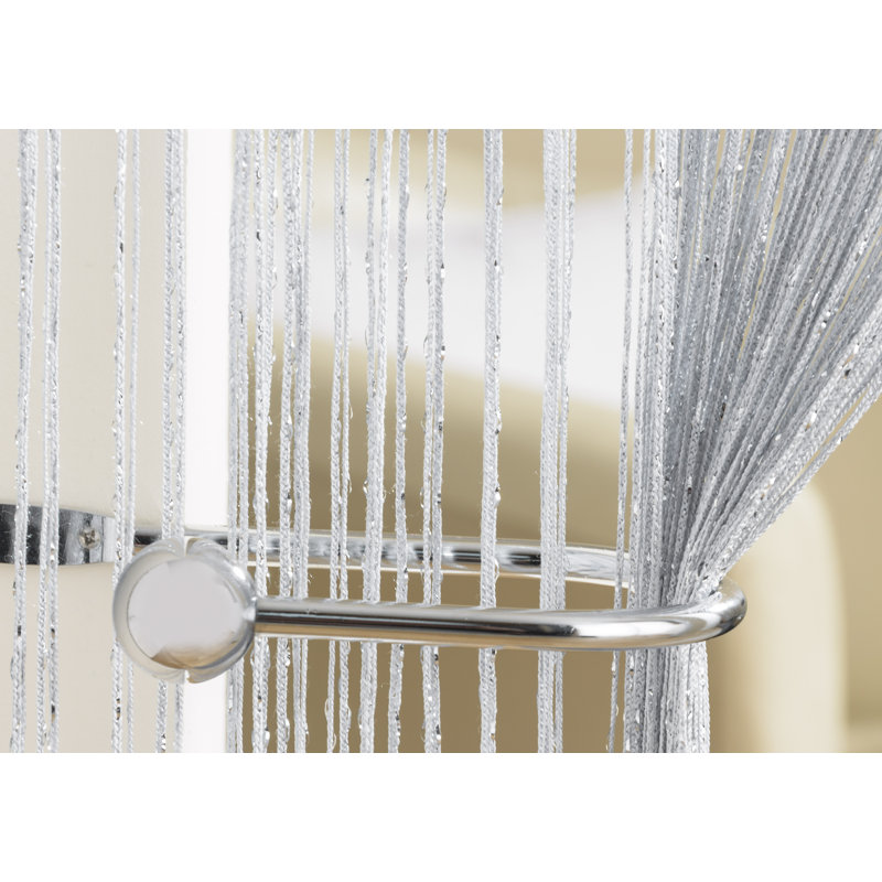 Pam Sheer Curtain Single Panel, Grey