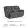 Foreside Reclining Loveseat With Console