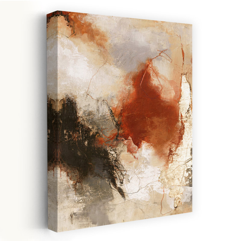 Art contemporain abstrait Cult, H 24 po x l 16 po