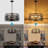 A Simple Drum Shaped Chandelier