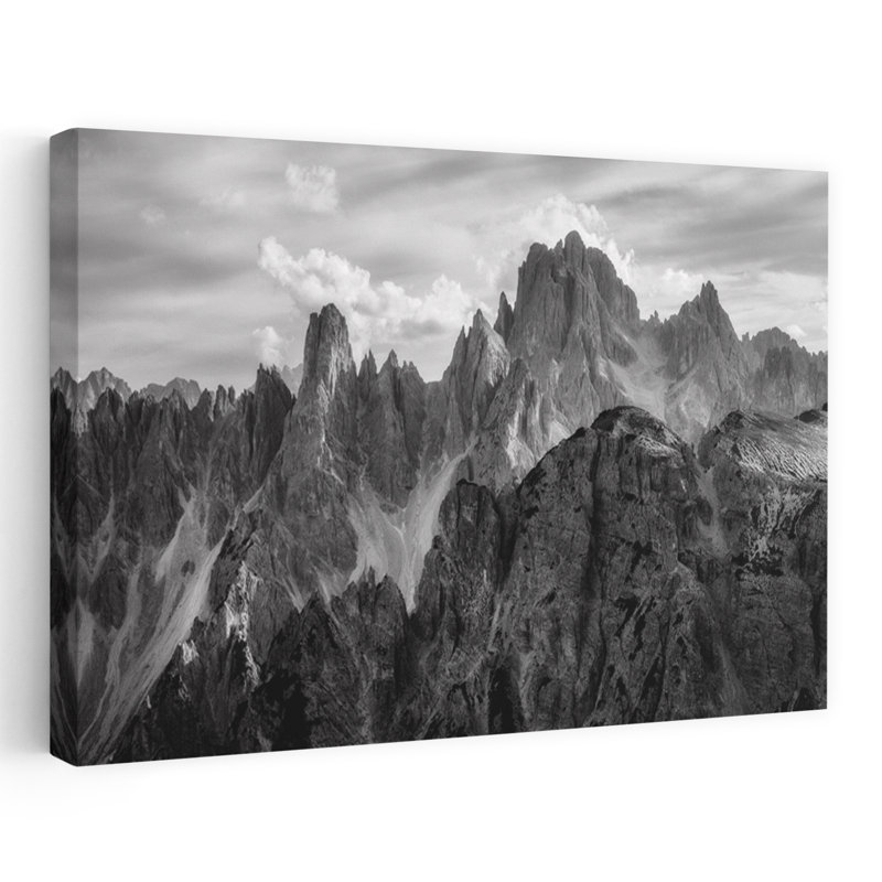 Art contemporain contemporain, paysage de montagne abstrait, H 24 po x l 16 po