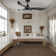 52" Blade Modern Flush Mount Ceiling Fan With LED Lights And Remote Control