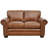  Joclyn 60" Genuine Leather Rolled Loveseat