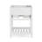Harrison 24"W Modern Shaker Soft Close Doors Vanity Cabinet With Drawers And Open Storage Shelf
