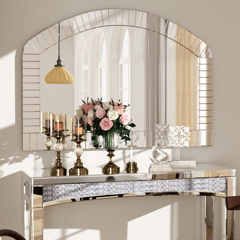 Abhiram Glass Arch Mirror
