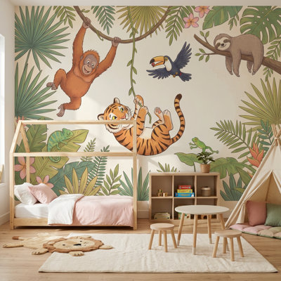 Papier peint jungle tropicale