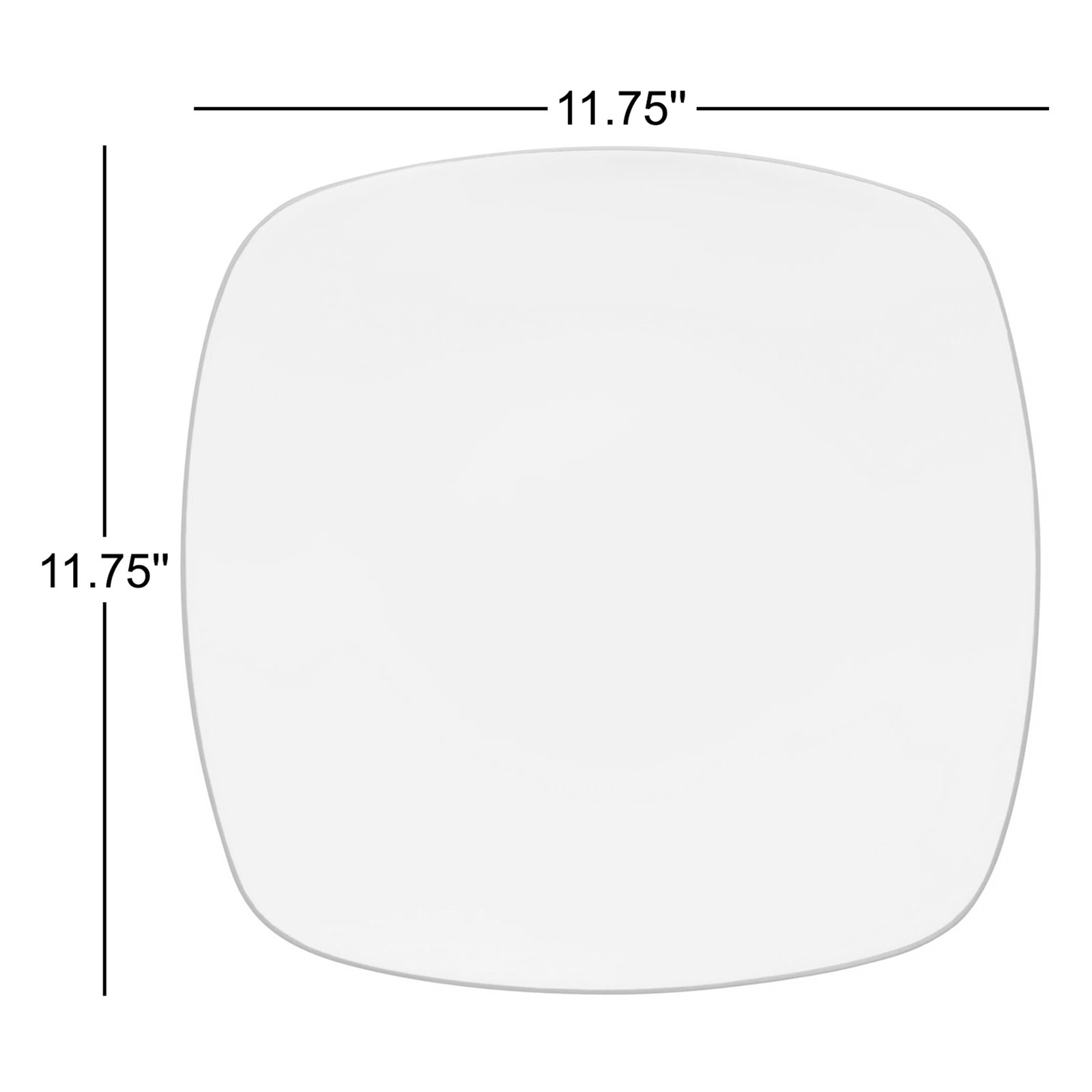 Noritake Colorwave Square Platter, Graphite