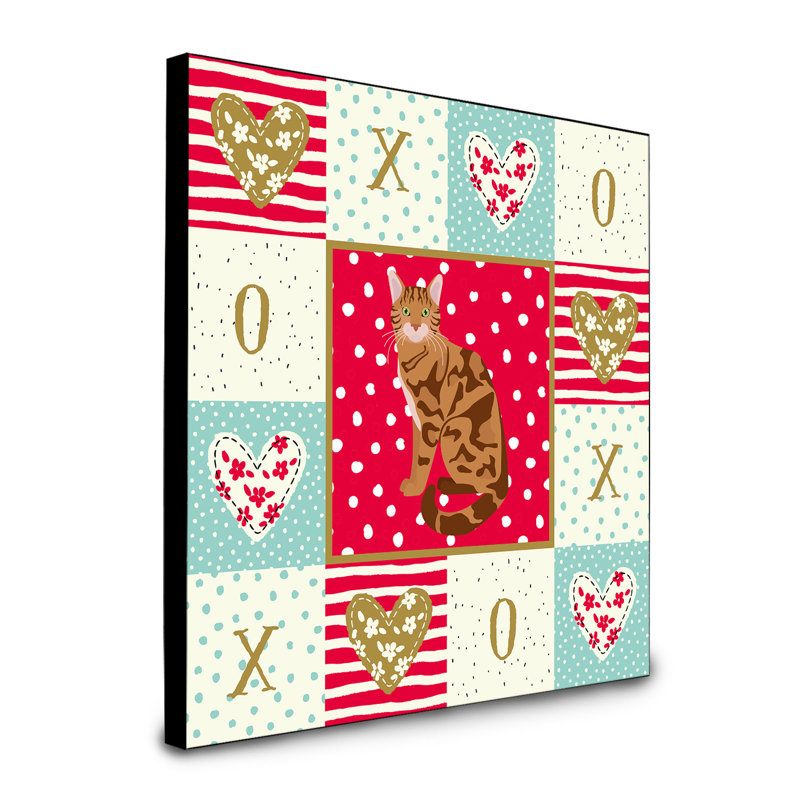 Panneau mural d’art chat Reginia, Reginia Dark Brown Bengal