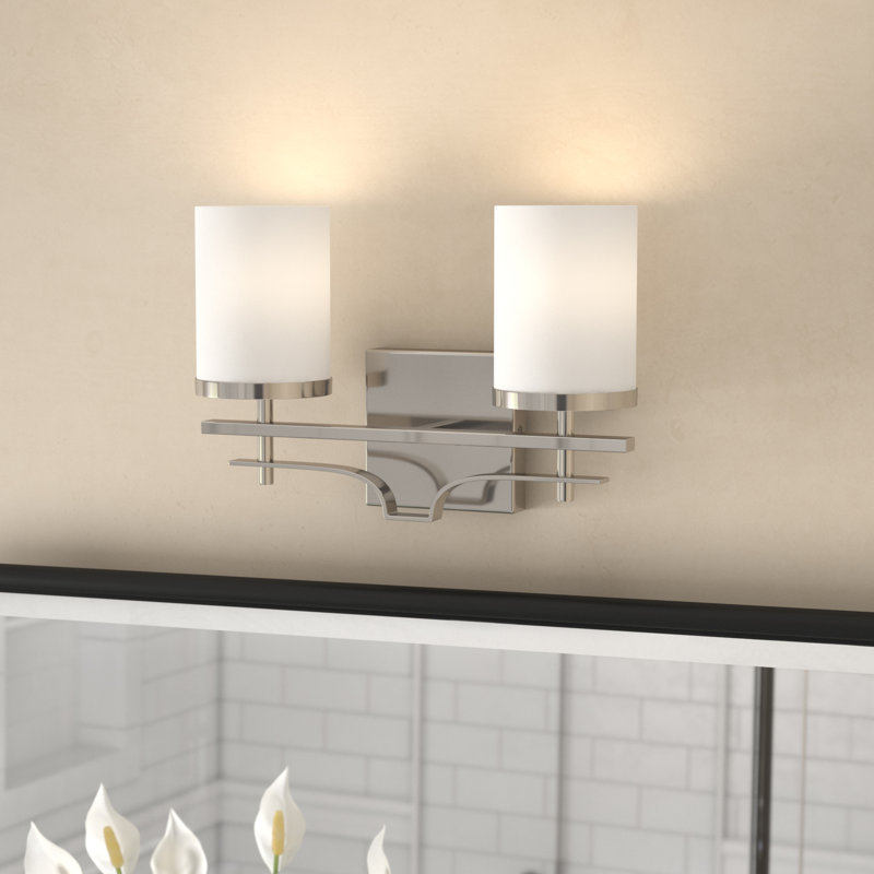 Elborough Vanity Light in Nickel, Satin Nickel