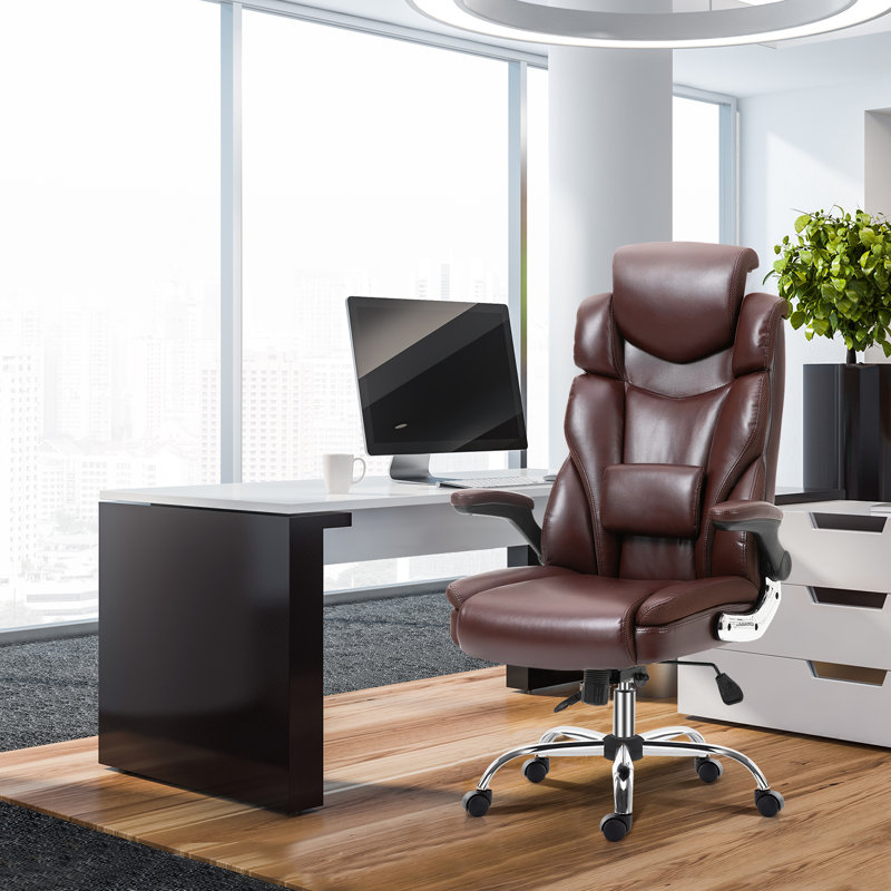 Fauteuil de direction ergonomique Office, Brun