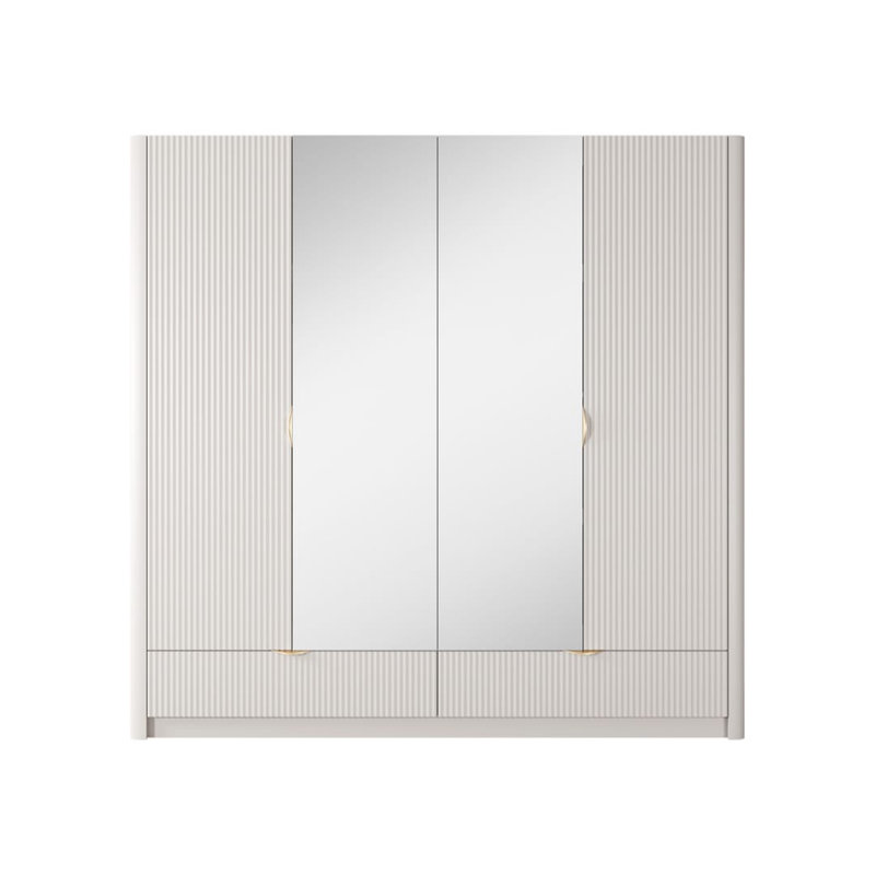 Lante 4 Door Manufactured Wood Wardrobe