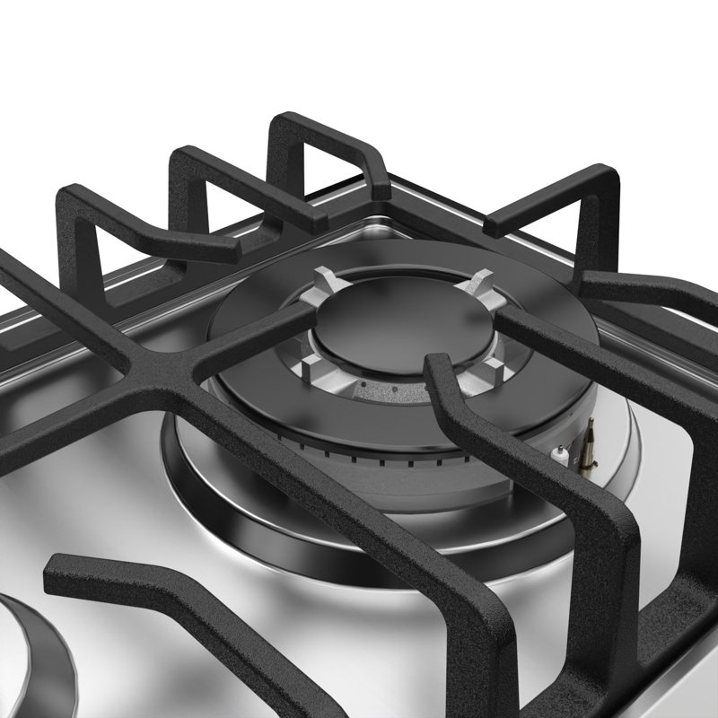 Empava 12 in. 2 Burners Recessed Natural Gas Cooktop in Stainless Steel, with LP Convertible, CSA Certified, RVs Stove