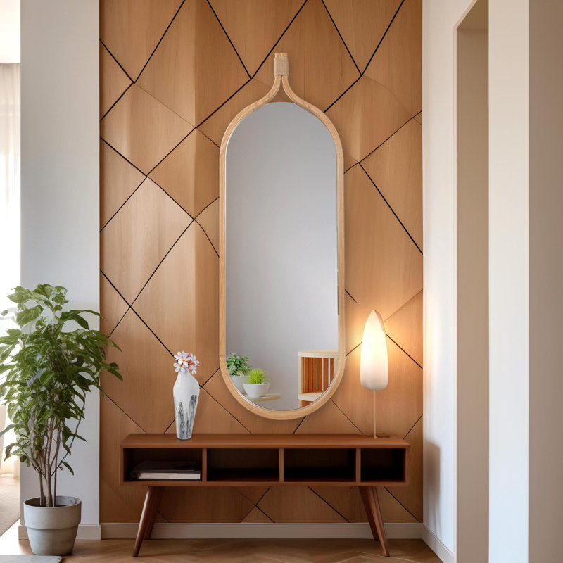 Miroir rond Ulah, 55,75 po x 18,5 po, Ovale