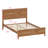 Sleek Platform Bed Design Featuring Sturdy Integrated Slats