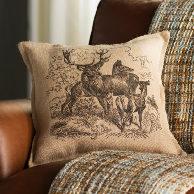 Jute / Sisal Reversible Throw Pillow