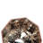 Pink Frosted Mercury Glass Octagonal Candle Holder-702557482