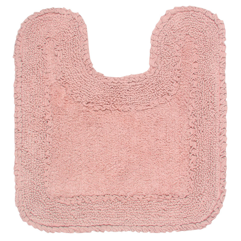 Aceyon 100% Cotton Contour Mat 20"x20", Pink
