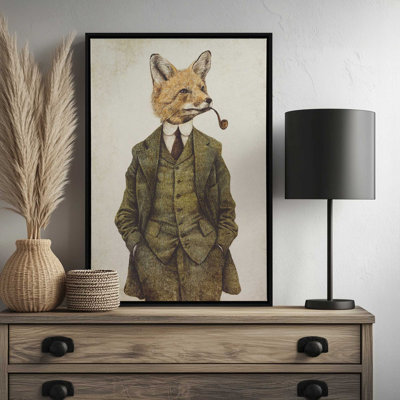 The Fox By Mike Koubou Art Print