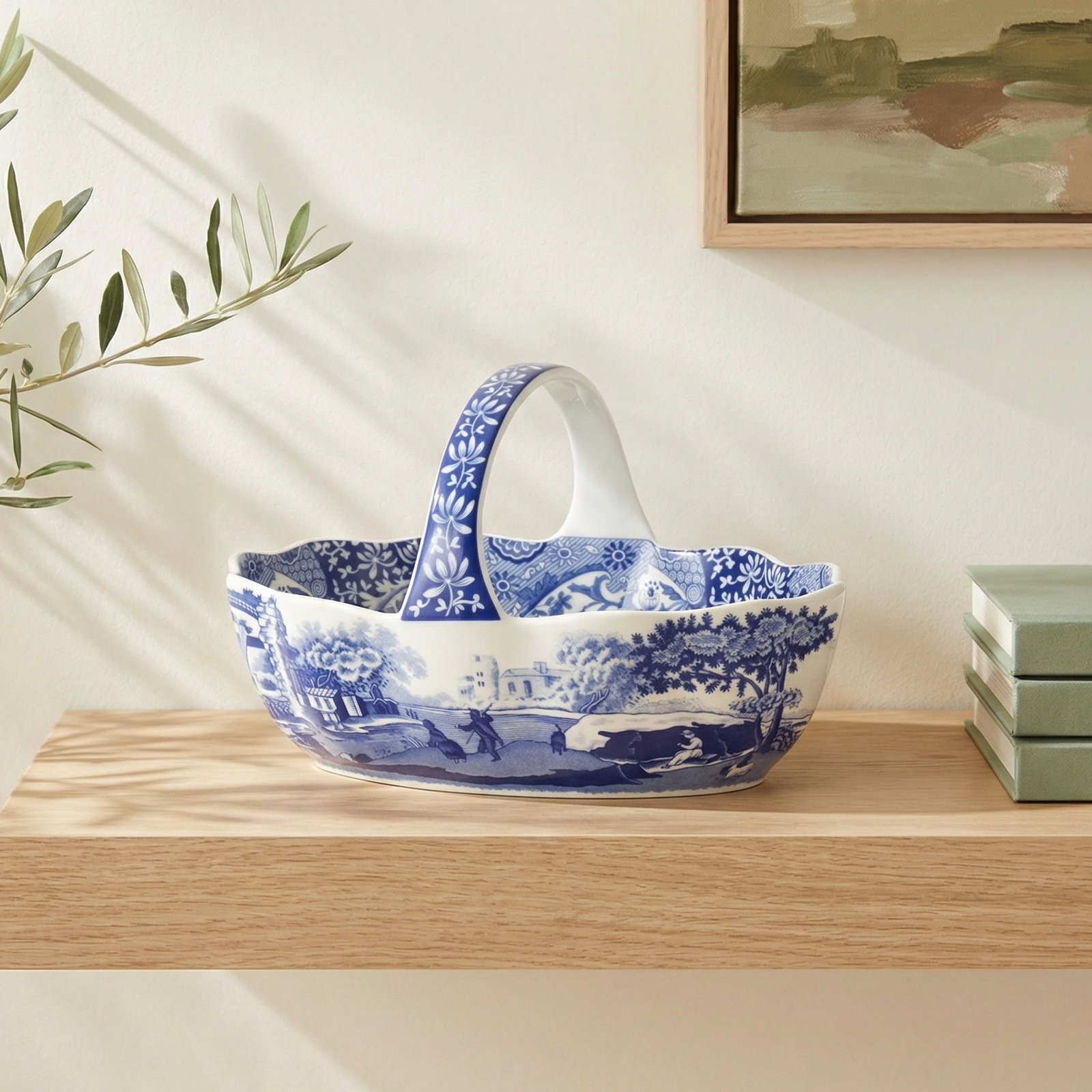 Blue Italian Porcelain Bowl