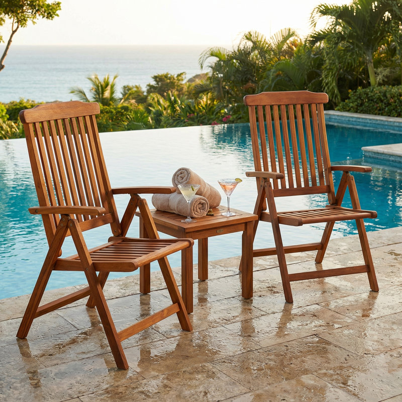 Erasmo Metal Outdoor Lounge Chair